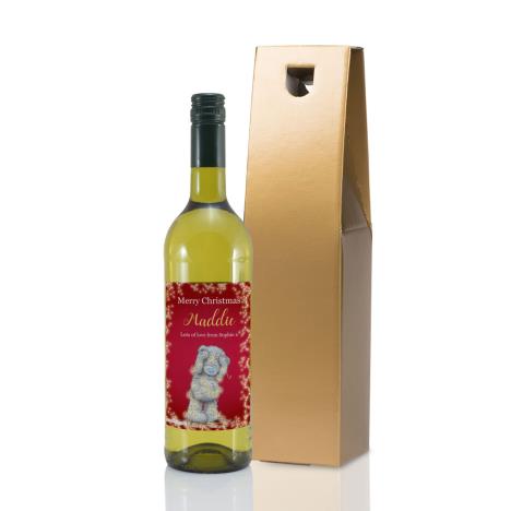 Personalised Me to You Wrapped Up In Lights White Wine  £20.00