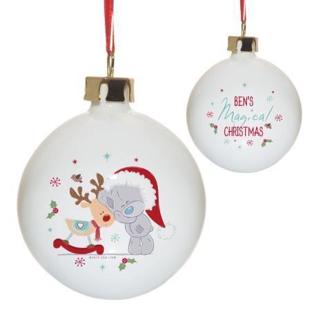 Personalised Me to You Magical Christmas Bauble  £12.99