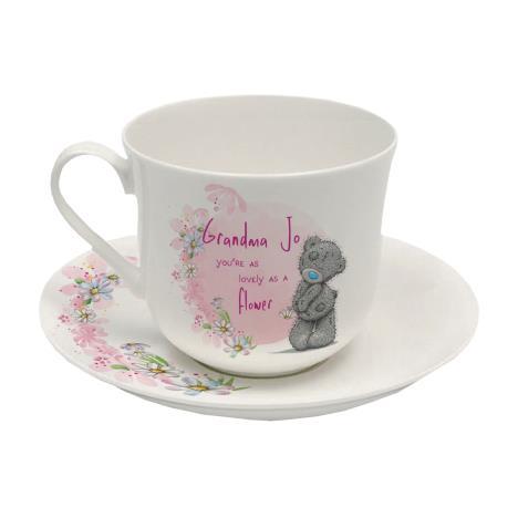 Personalised Me to You Lovely As A Flower Cup & Saucer  £24.99
