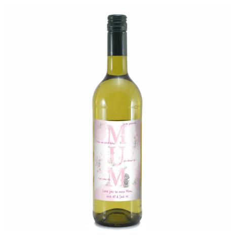 Personalised Me to You MUM White Wine  £20.00
