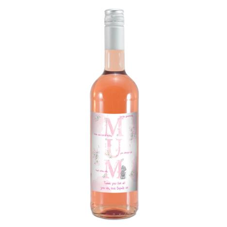 Personalised Me to You MUM Rosé Wine  £20.00