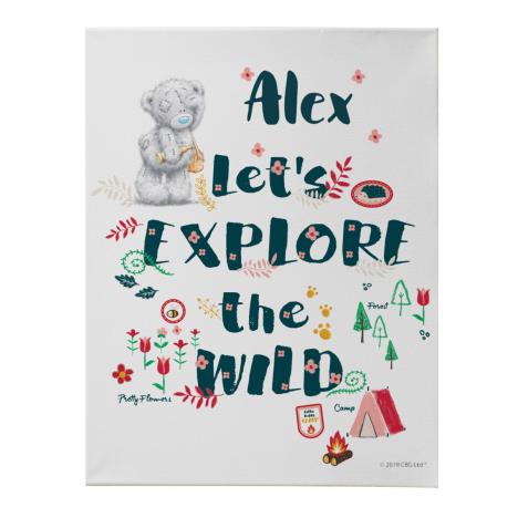 Personalised Me to You Let’s Explore the Wild Canvas  £14.99