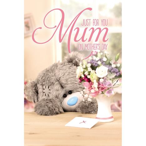 3D Holographic Just For You Me to You Bear Mothers Day Card  £4.25