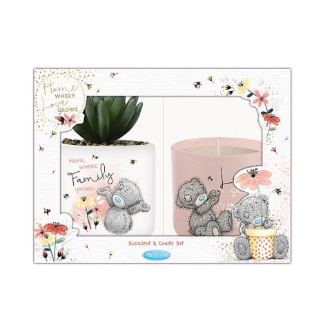 Faux Succulent & Candle Me to You Bear Gift Set  £11.99