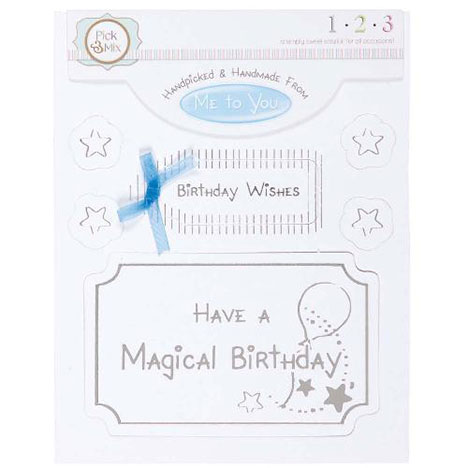 Magical Birthday Occasions Verse & Greeting Insert  £1.00