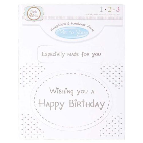 Happy Birthday Occasions Verse & Greeting Insert  £1.00