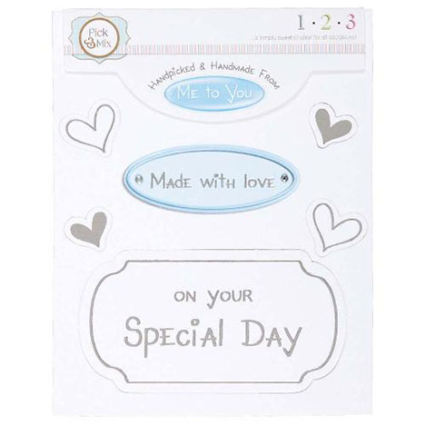 Special Day Occasions Verse & Greeting Insert  £1.00