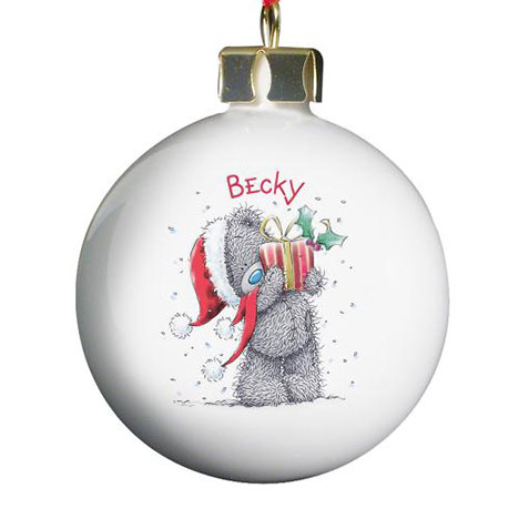 Personalised Me To You Christmas Bauble  £11.99