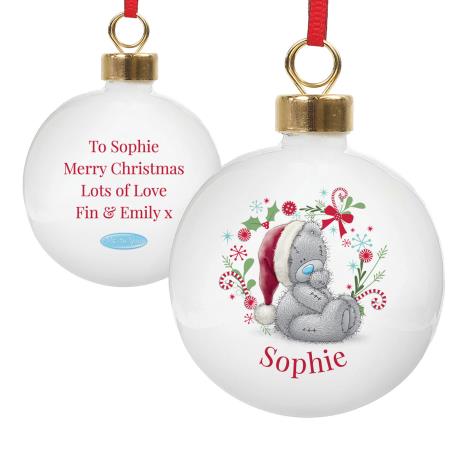 Personalised Me to You Bear Christmas Bauble  £11.99