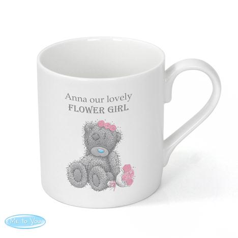 Personalised Me to You Bear Flower Girl Bridesmaid Wedding Mug  £10.99