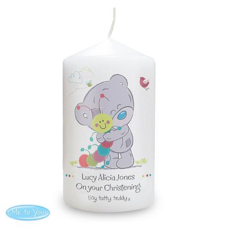 Personalised Tiny Tatty Teddy Cuddle Bug Candle  £10.99