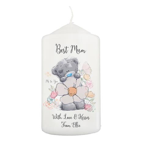 Personalised Me to You Floral Pillar Candle  £12.99