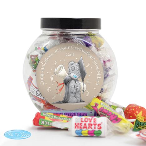 Personalised Me to You Bear Graduation 250g Sweet Jar   £8.99