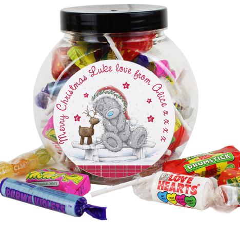 Personalised Me to You Christmas Reindeer 250g Sweet Jar  £8.99