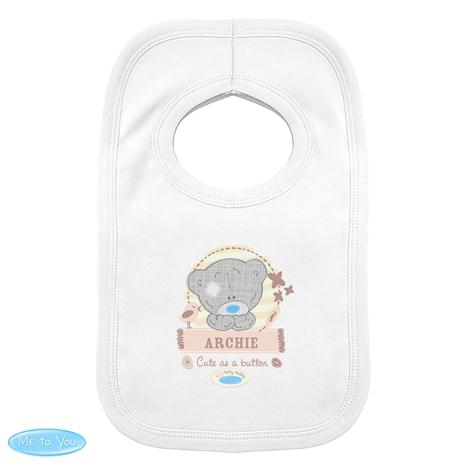 Personalised Tiny Tatty Teddy Baby Bib 0-3 Months  £7.99