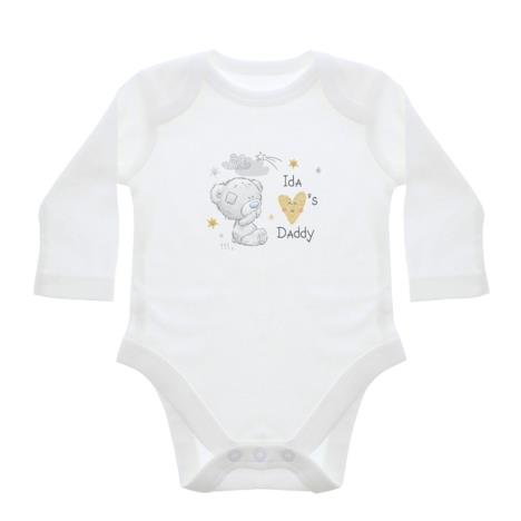 Personalised Tiny Tatty Teddy I Heart Long Sleeved Baby Vest  £10.99