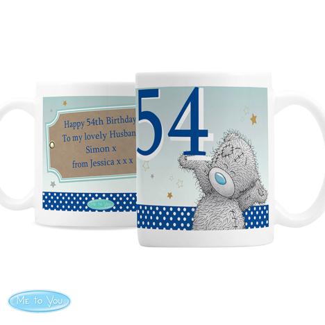 Personalised Me to You Bear Blue Birthday Mug  £10.99