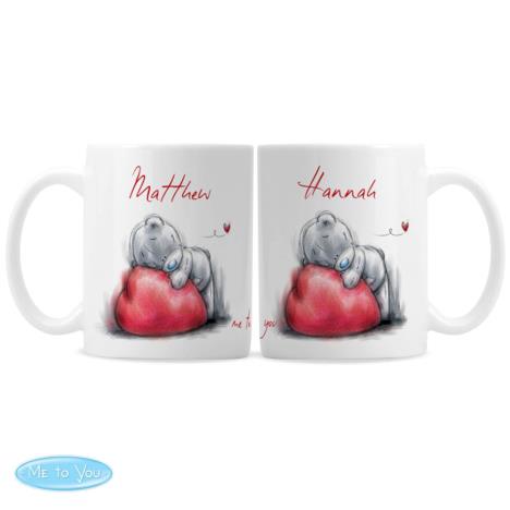 Personalised Me to You Bear His n Hers Heart Mug Set  £18.99