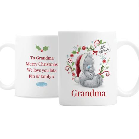 Personalised Me to You Bear Tatty Teddy Christmas Mug  £10.99