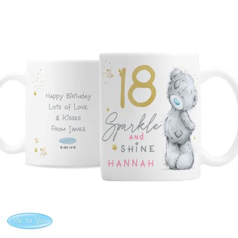 Personalised Me To You Sparkle & Shine Birthday Mug  £10.99