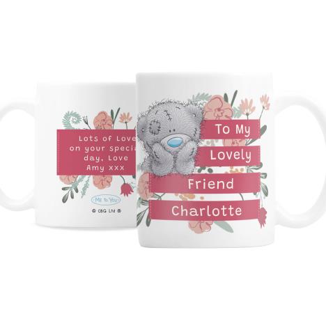 Personalised Me to You Bear Floral Mug  £10.99