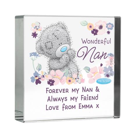 Personalised Me to You Wonderful Nan Large Crystal Block  £18.99