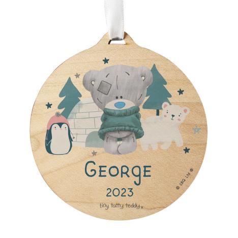 Personalised Winter Explorer Me to You Wooden Decoration  £10.99
