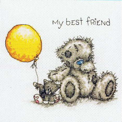 My Best Friend Me to You Bear Cross Stitch Kit   £16.99