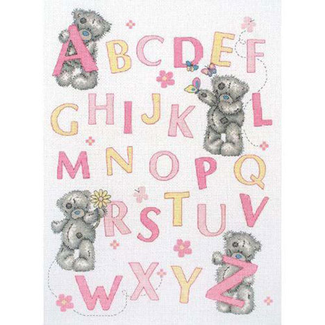 Learn the Alphabet For Girls Me To You Cross Stitch Kit  £39.99
