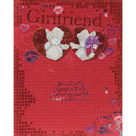 Girlfriend Me to You Bear Luxury Valentines Day Card  £7.99