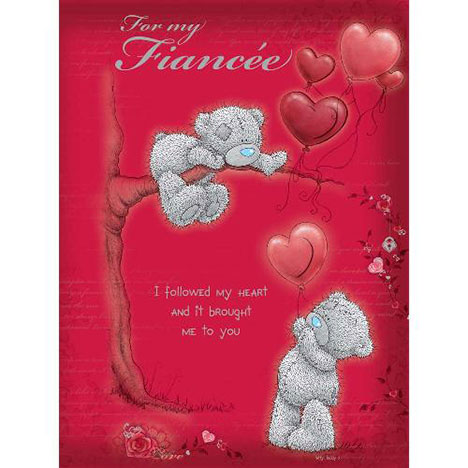 Fiancee Me to You Bear Valentines Day Boxed Card   £9.99