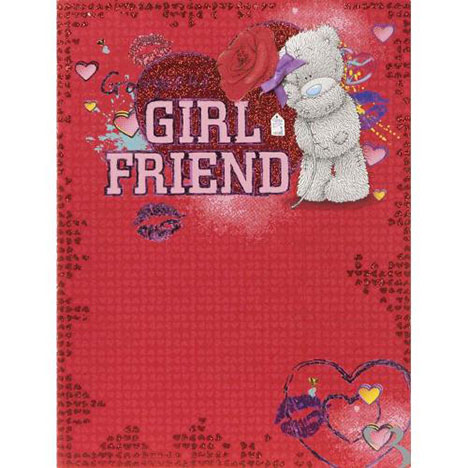 Girlfriend Me to You Bear Large Valentines Day Card  £3.99