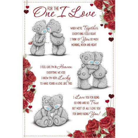 One I love Poem Me to You Bear Valentines Day Card  £3.59