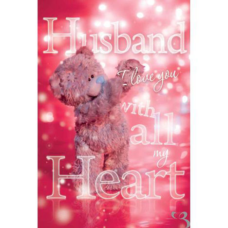 Husband Photo Finish Me to You bear Valentines Day Card  £2.49