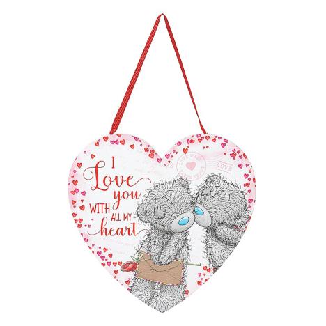 I Love You With All My Heart Me to You Heart Plaque  £3.99