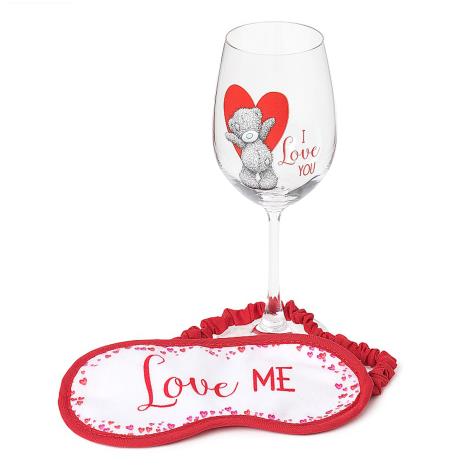 Wine Glass & Eye Mask Me To You Bear Gift Set  £9.99