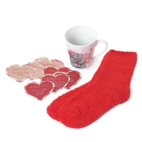 Mug, Socks & Love Tokens Me To You Bear Gift Set  £11.99