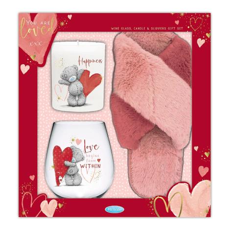 Stemless Glass Slippers & Candle Me to You Bear Gift Set  £19.99