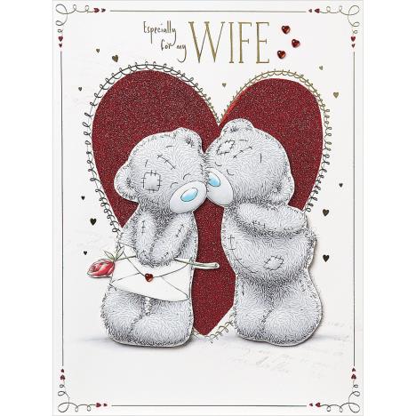 Wife Large Me to You Bear Valentines Day Card  £4.25