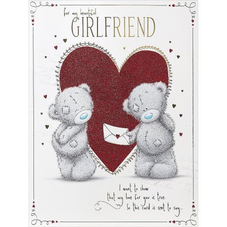 Girlfriend Large Me to You Bear Valentines Day Card  £3.99