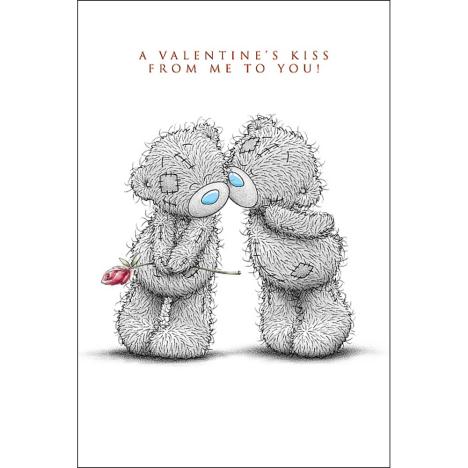 Valentines Kiss Me to You Bear Valentine