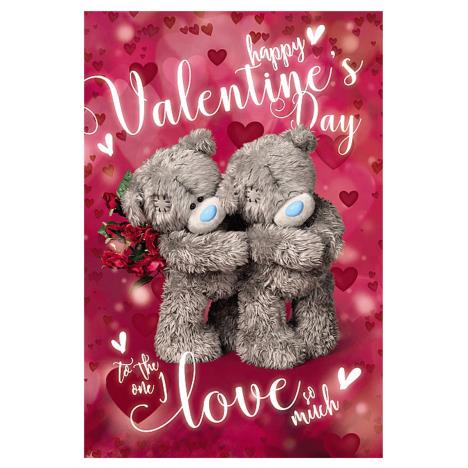 3D Holographic Bears Hugging Me to You Bear Valentines Day Card  £4.25