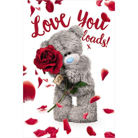 3D Holographic Love You Loads Me to You Bear Valentine