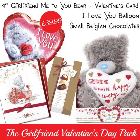 Girlfriend Valentines Day Pack   £39.99