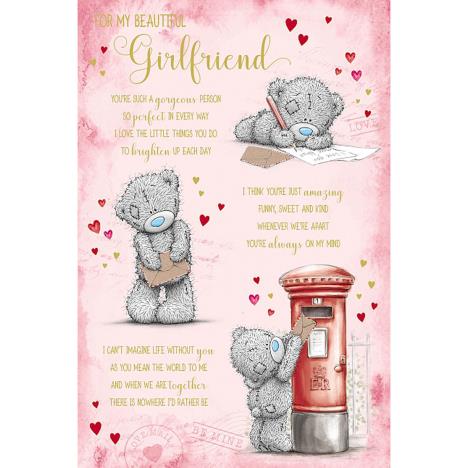 Beautiful Girlfriend Poem Me to You Bear Valentines Day Card  £3.59