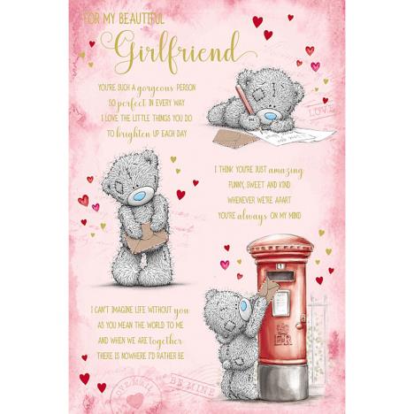 Beautiful Girlfriend Poem Me to You Bear Valentines Day Card  £3.59