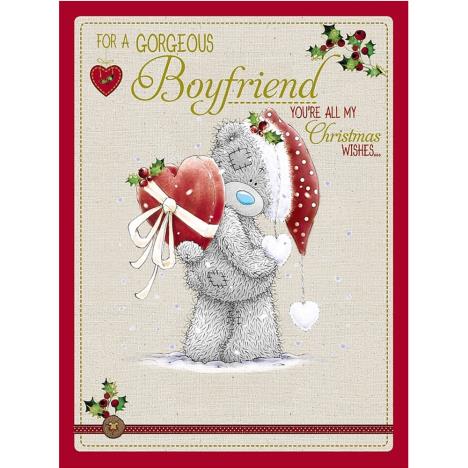 Gorgeous Boyfriend Large Me to You Bear Christmas Card  £3.59