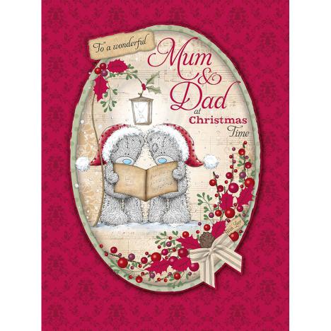 Mum & Dad Handmade Me to You Bear Christmas Card  £3.99