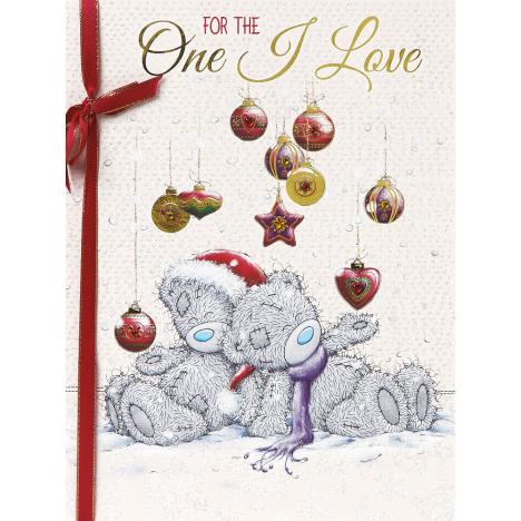 One I Love Me to You Bear Handmade Large Christmas Card  £3.99