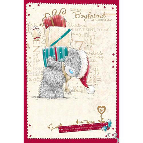Boyfriend at Christmas Me to You Bear Card  £3.59